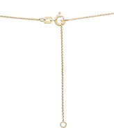 Diamond Heart Pendant Necklace (1/4 ct. t.w.) in 14k Gold, 16" + 2" extender