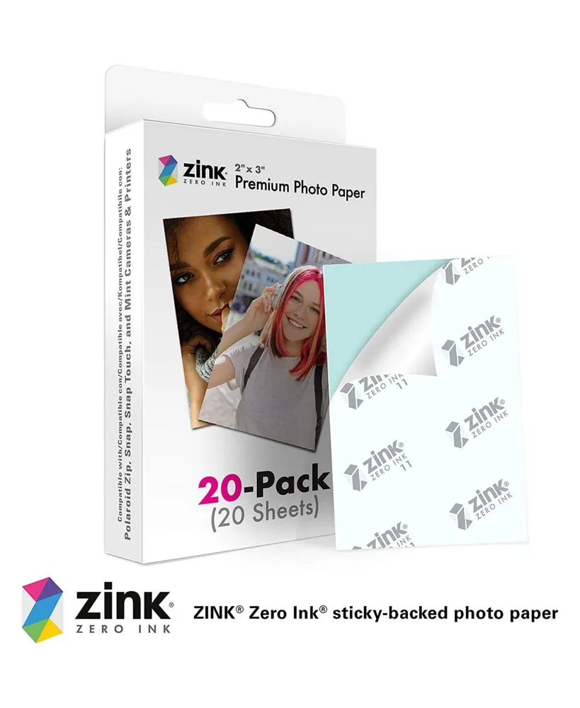 Zink 2" x 3" Premium Instant Photo Paper - 20 Sheets