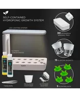 Ivation 11-Pod Indoor Garden Kit, Complete Hydroponics Growing System