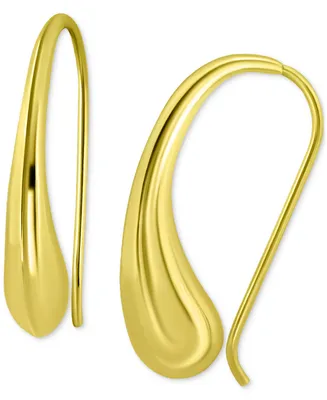 Giani Bernini Polished Teardrop Threader Earrings, Created for Macy's