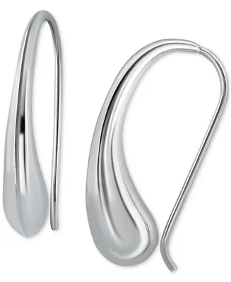 Giani Bernini Polished Teardrop Threader Earrings, Created for Macy's