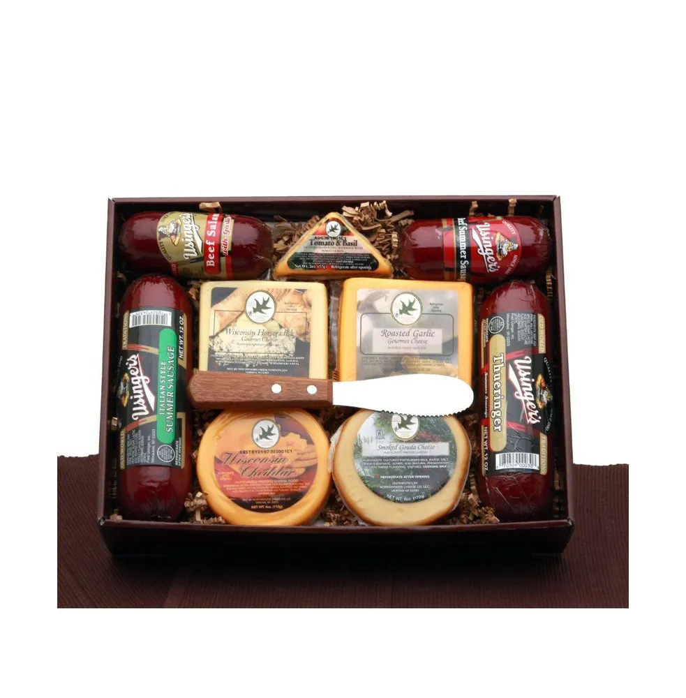 Gbds Signature Reserve Meat & Cheese Gift Box - meat and cheese gift baskets - 1 Basket