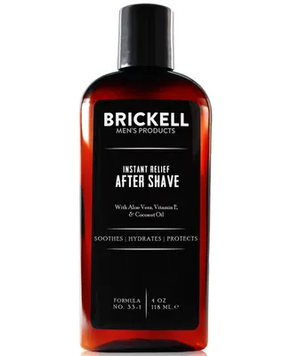Brickell Men's Products Instant Relief After Shave, 4 oz.
