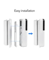 Wasserstein Horizontal Wedge Mount - Compatible with Wyze Video Doorbell Pro - For Better Viewing with Your Wyze Doorbell Pro (1 Pack, White)