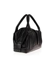 Women's Pebbled Leather Cast Away Too Bag ( Black)