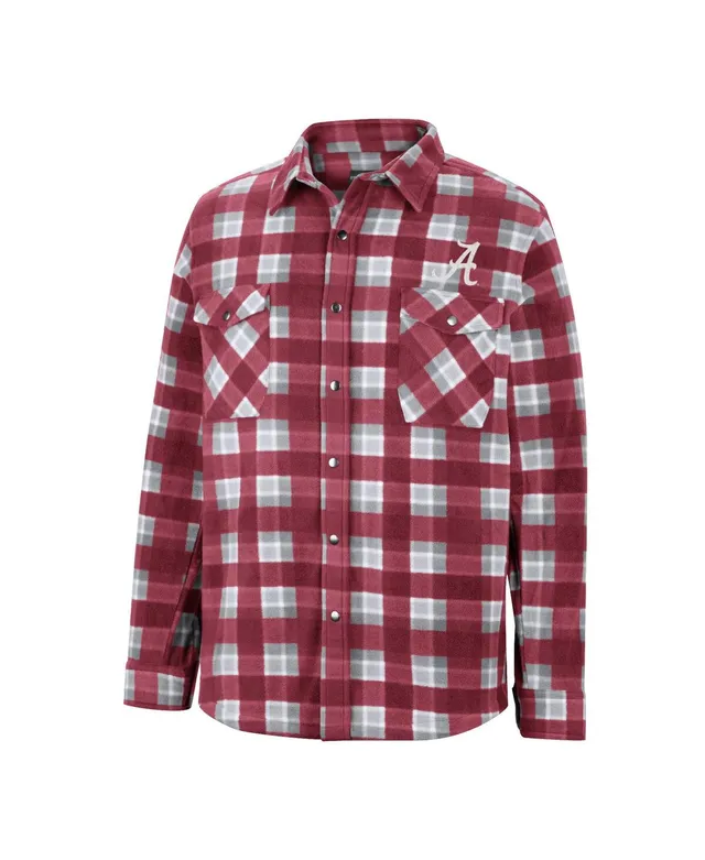 Men's Colosseum x Wrangler Crimson Alabama Crimson Tide Plaid