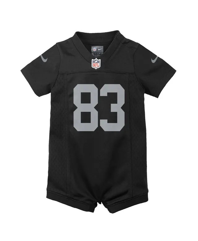 Newborn & Infant Nike Darren Waller Black Las Vegas Raiders Game Romper  Jersey