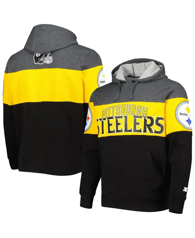 Pittsburgh Steelers Starter Extreme Full-Zip Hoodie Jacket - Black