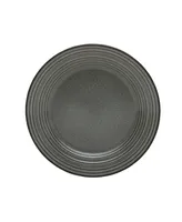 Mikasa Swirl Graphite 16 Piece Dinnerware Set, Service for 4