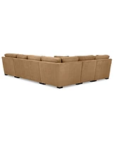Radley -Pc. Fabric Chaise Sectional Sofa with Corner Piece