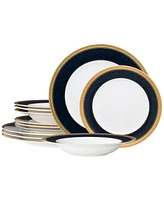 Noritake Odessa Cobalt 12 Piece