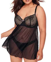 Adore Me Women's Ella Babydoll Lingerie