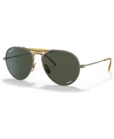 Ray-Ban Unisex Titanium Polarized Sunglasses, RB8063