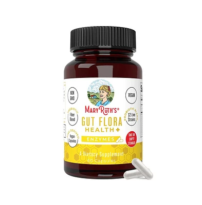 MaryRuth's Gut Flora Health + Enzymes