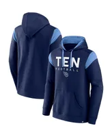 Men's Fanatics Navy Tennessee Titans Call The Shot Pullover Hoodie