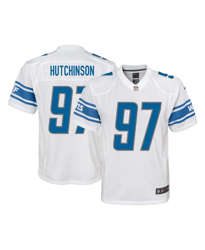 Aidan Hutchinson Detroit Lions Nike Player Name & Number T-Shirt - Blue