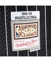 Men's Mitchell & Ness Shaquille O'Neal Blue, Black Orlando Magic Hardwood Classics 1994-95 Split Swingman Jersey