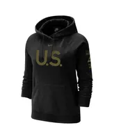 Women's Nike Black Army Black Knights 1st Armored Division Old Ironsides Operation Torch Pullover Hoodie