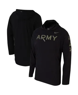 Men's Nike Black Army Black Knights 1st Armored Division Old Ironsides Rivalry Long Sleeve Hoodie T-shirt