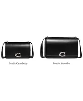Coach Luxe Refined Calf Leather Bandit Crossbody Bag