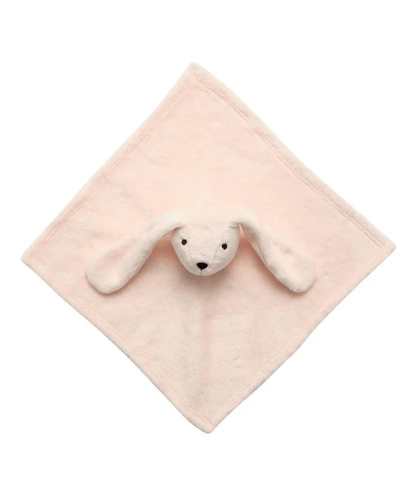 Lambs & Ivy Pink Bunny Soft Baby/Child/Toddler Plush Lovey Security Blanket