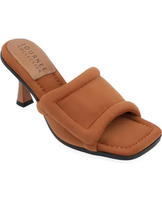 Journee Collection Women's Addriel Square Toe Dress Sandals