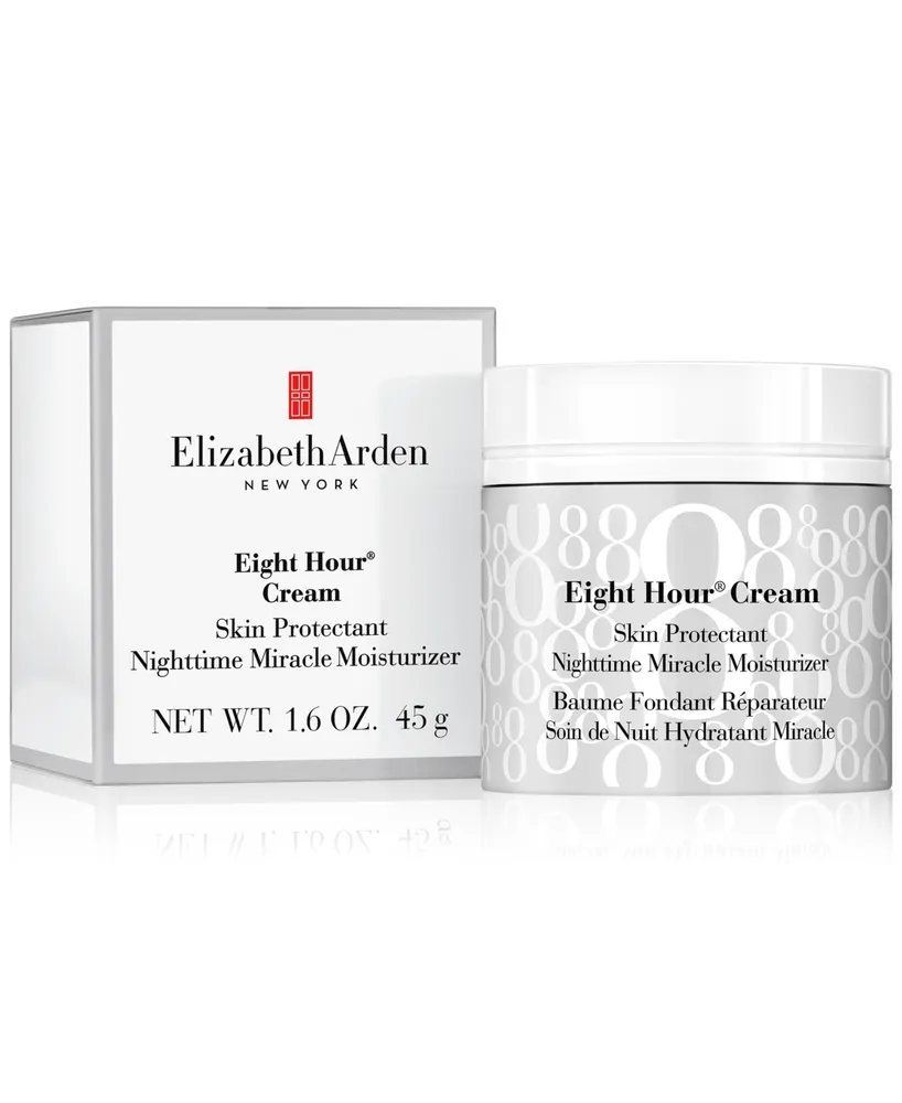 Elizabeth Arden Eight Hour Cream Skin Protectant Nighttime Miracle Moisturizer, 1.7 oz