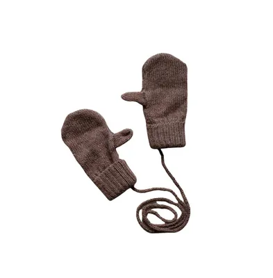 Baby Boy and Girl Luxurious Tethered Wool Essential Gloves