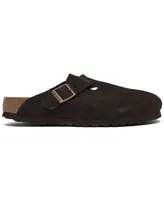Birkenstock Women's Boston Soft Footbed Suede Leather Clogs from Finish Line