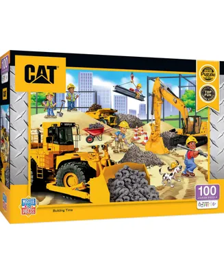 Masterpieces Cat - Building Time 100 Piece Jigsaw Puzzle for Kids