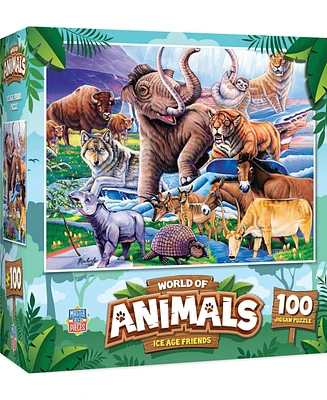 Masterpieces World of Animals Ice Age Friends 100 Piece Jigsaw Puzzle