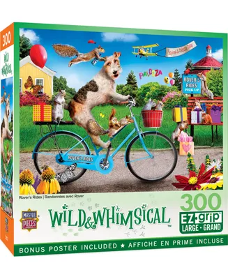 Masterpieces Wild & Whimsical - Rover Rides 300 Piece Ez Grip Puzzle