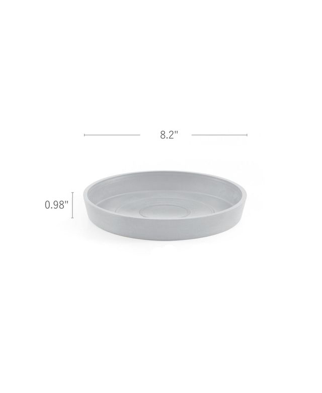 Ecopots Round Modern Indoor and Outdoor Planter Saucer