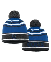 Women's Wear by Erin Andrews Royal Indianapolis Colts Colorblock Cuffed Knit Hat with Pom and Scarf Set