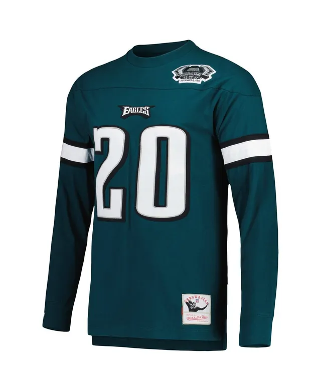 Men's Mitchell & Ness Kelly Green Philadelphia Eagles Retired Player Mesh  Name & Number Hoodie T-Shirt