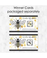Little Bumblebee Baby Shower or Birthday Party Game Scratch Off Cards - 22 Count