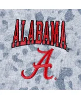 Women's Gameday Couture Heather Gray Alabama Crimson Tide Leopard Quarter-Zip Sweatshirt