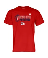 Men's Blue 84 Red Fresno State Bulldogs 2022 Jimmy Kimmel La Bowl T-shirt