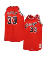 Men's Mitchell & Ness Scottie Pippen Red Chicago Bulls Big and Tall Hardwood Classics 2003-04 Swingman Jersey