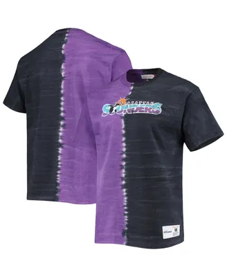 Men's Mitchell & Ness Purple Seattle Sounders Fc Vertical Tie-Dye Top