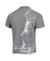 Men's Mitchell & Ness Julius Erving Heather Gray New York Nets Above The Rim T-shirt