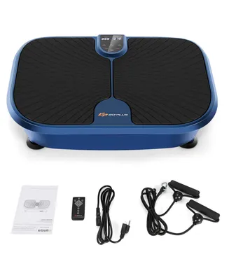 Costway Mini Vibration Plate Fitness Exercise Machine with Remote Control