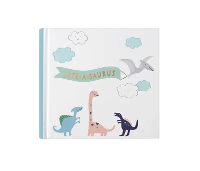 Carter's for Cr Gibson Baby Boys Dinosaur Baby First Photo Album