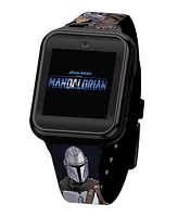 Star Wars Children's Mandalorian Gray Silicone Smart Watch 38mm