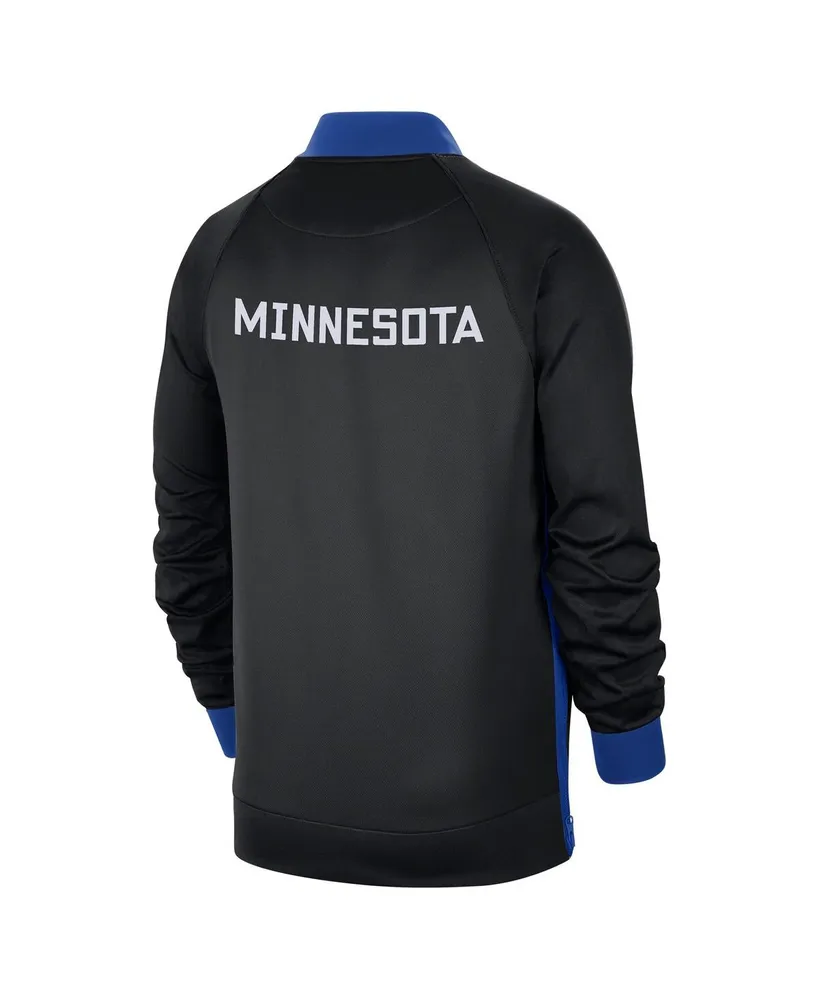 Men's Nike Black, Royal Minnesota Timberwolves 2022, 23 City Edition Showtime Thermaflex Full-Zip Jacket