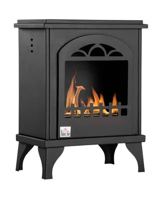 Ethanol Fireplace Freestanding Stove Heater 0.4 Gal Max 470 Sq. Ft