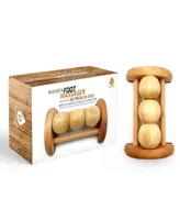 Pursonic All Natural Wooden Foot Massager Roller