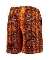 Men's New Era Orange York Giants Summer Pop Shorts