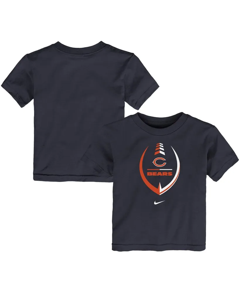 Nike Men's Navy Chicago Bears Team Wordmark T-Shirt