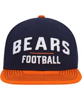 Big Boys and Girls Navy, Orange Chicago Bears Lock Up Snapback Hat